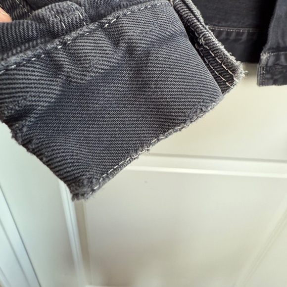 1970s Vintage Black Levi Jacket - Naturally Distressed - XS - Picture 6 of 16